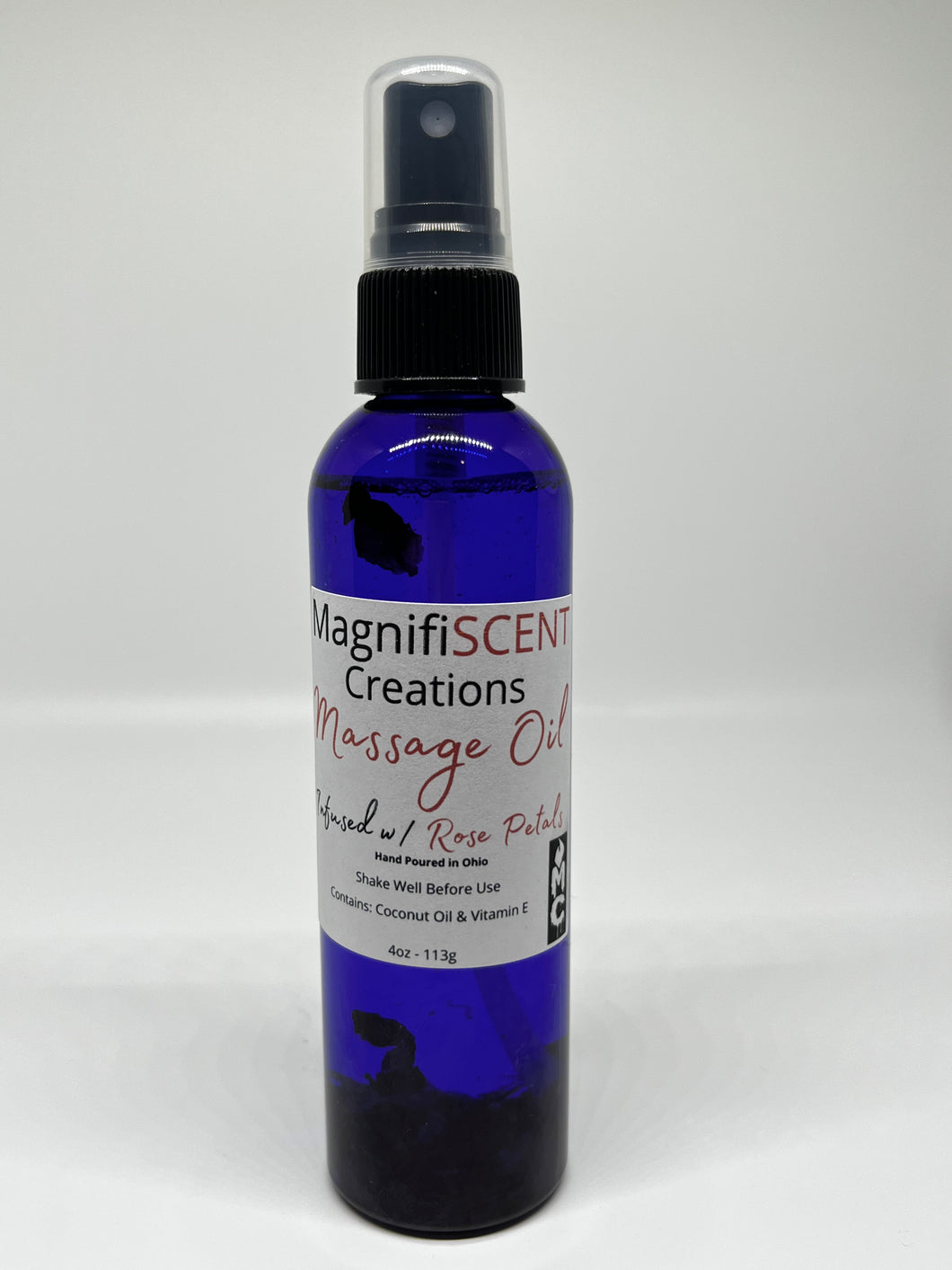 Massage Oil with Rose Petals